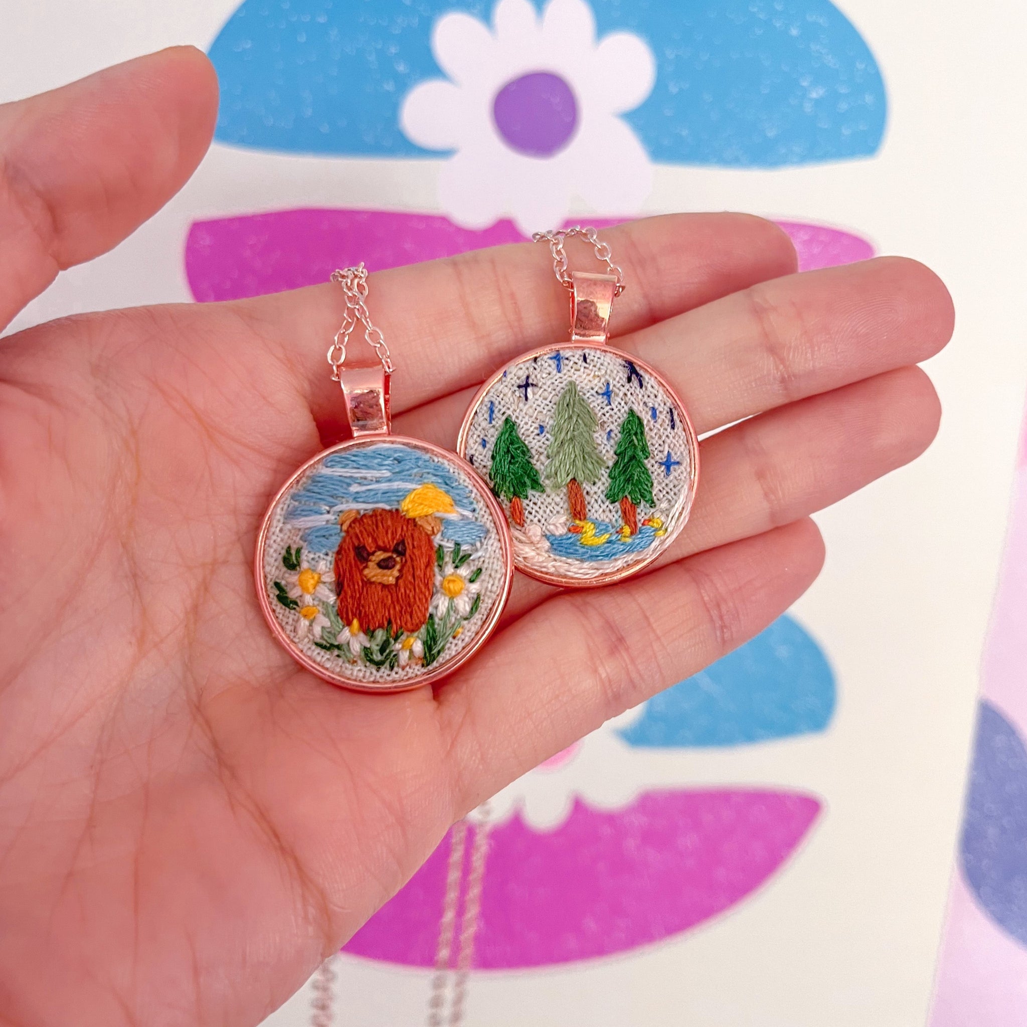 Beautiful Necklace »Embroidery» Code GISLV2 